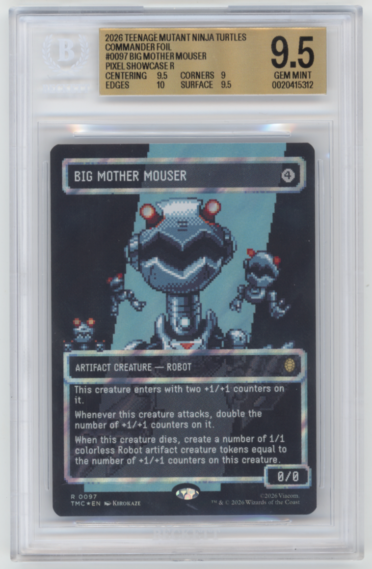 Big Mother Mouser #97 - [BGS Graded 9.5] Teenage Mutant Ninja Turtles Commander Foil Pixel Showcase