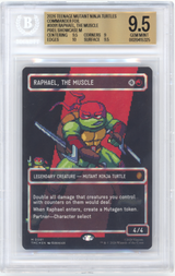 Raphael, the Muscle #91 - [BGS Graded 9.5] Teenage Mutant Ninja Turtles Commander Foil Pixel Showcase