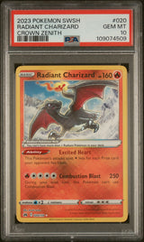 Radiant Charizard #020 - [PSA Graded 10] Crown Zenith - Front