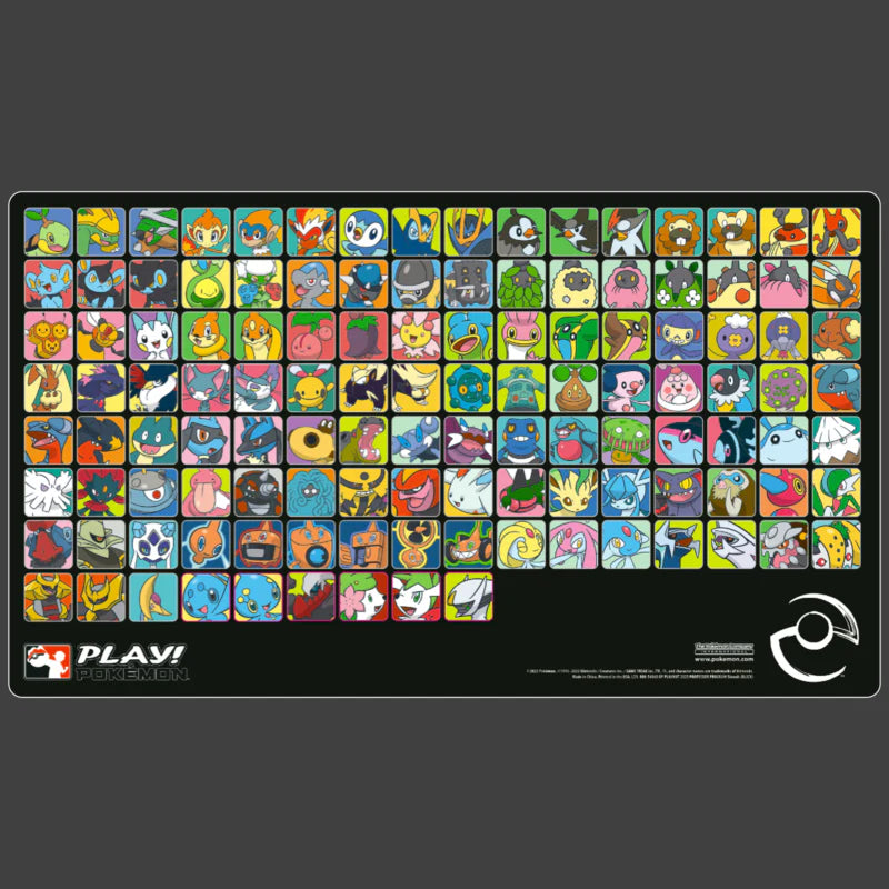 Pokémon Professor Program Generation 4 (Sinnoh) Black Playmat