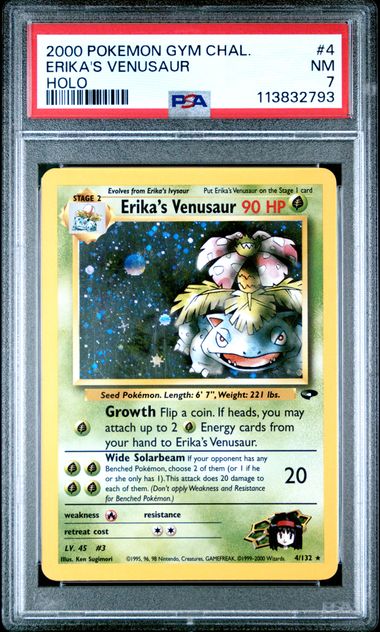Erika's Venusaur - [Graded PSA 7] Gym Challenge (G2)