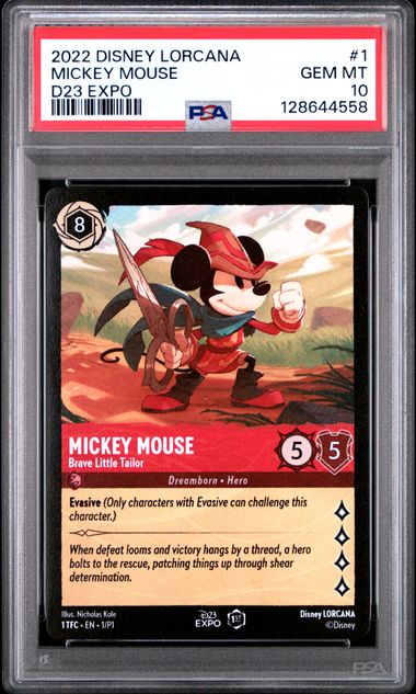 Mickey Mouse - Brave Little Tailor - [Graded PSA 10] D23 Promos (D23)