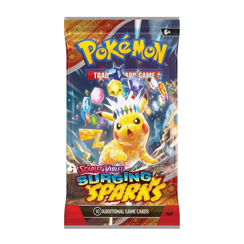 Pokemon Surging Sparks 1BOX分 Amazon.com: Pokémon TCG: Scarlet & Violet - Surging Sparks Booster