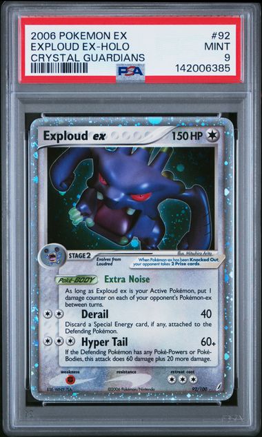 Exploud ex #92 - [Graded PSA 9] Crystal Guardians (CG)