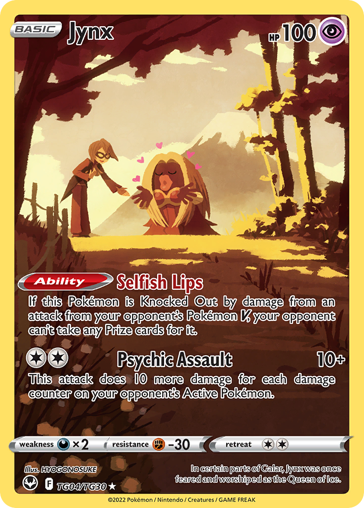 Jynx (TG04/30) - [Gallery Holo] Silver Tempest Trainer Gallery (SITTG)