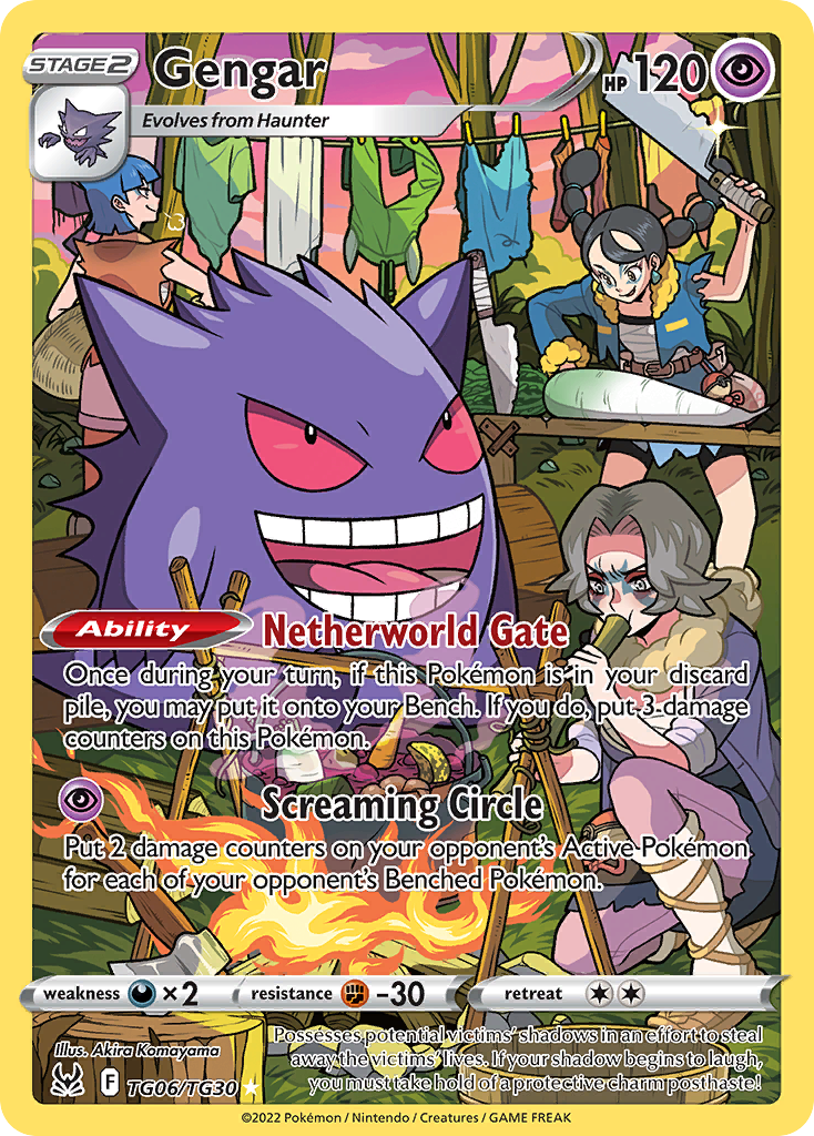 gengar pokemon card holo Gengar (TG06/30)