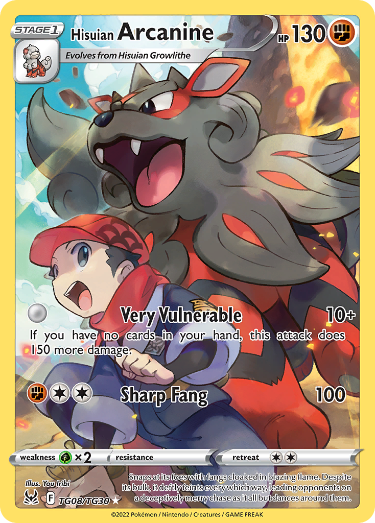 Hisuian Arcanine (TG08/30) - [Gallery Holo] Lost Origin Trainer Gallery (LOR:TG)