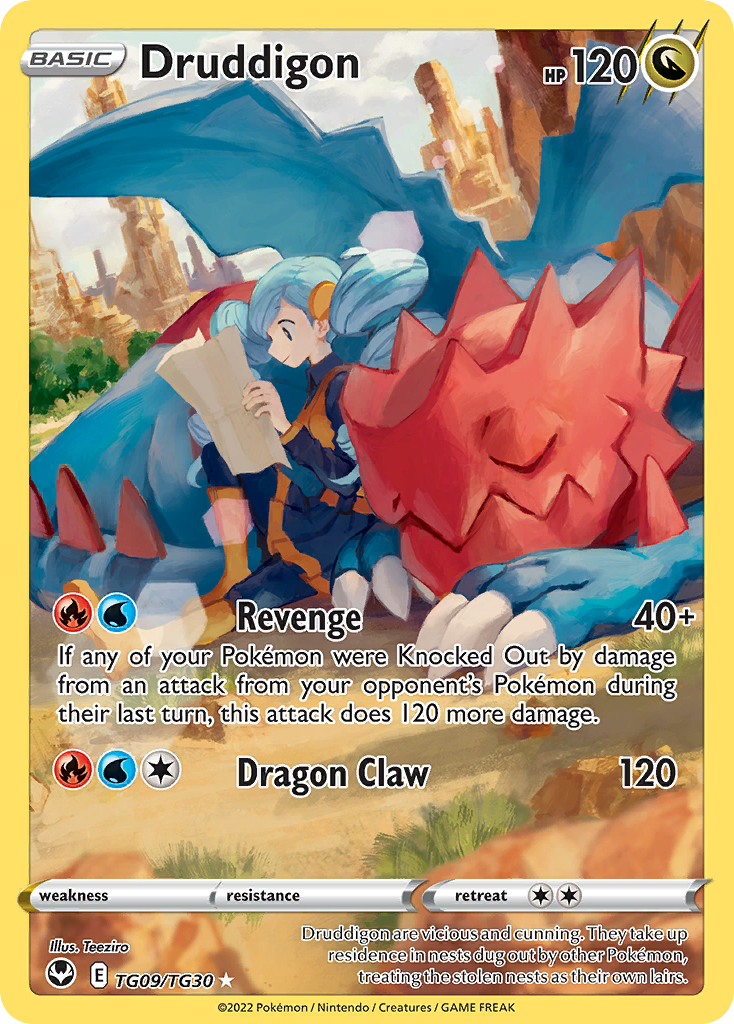 Druddigon (TG09/30) - [Gallery Holo] Silver Tempest Trainer Gallery (SITTG)