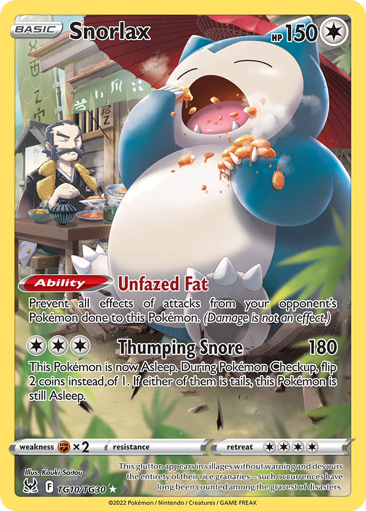 Snorlax (TG10/30) - [Gallery Holo] Lost Origin Trainer Gallery (LOR:TG)