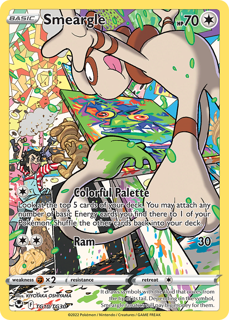 Smeargle (TG10/30) - [Gallery Holo] Silver Tempest Trainer Gallery (SITTG)