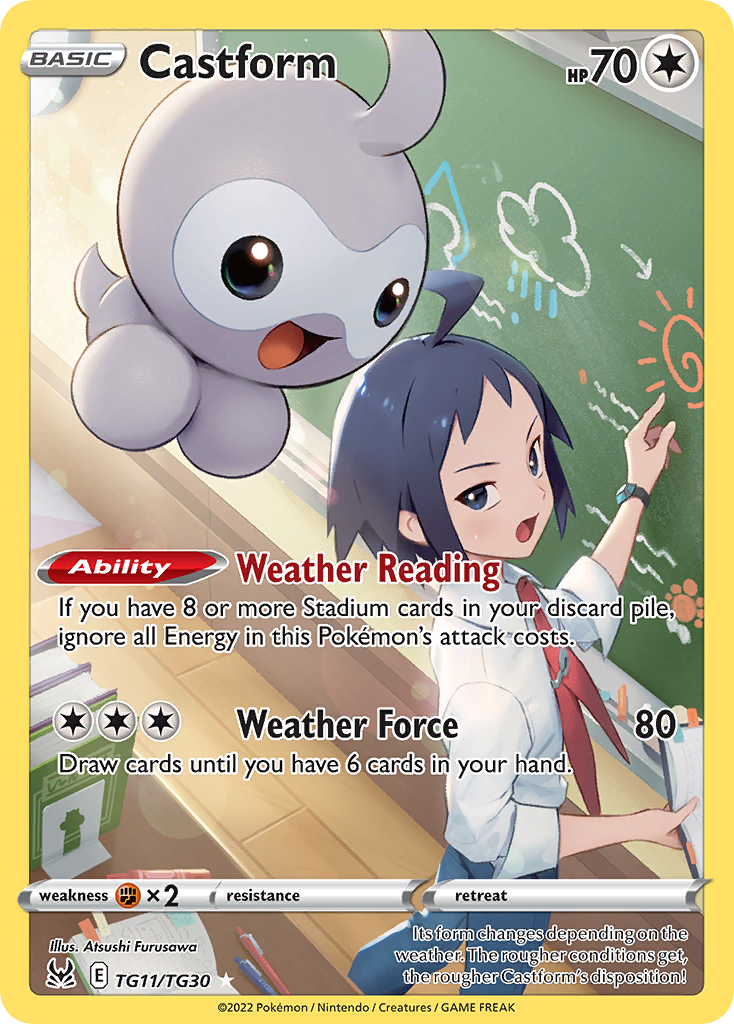 Castform (TG11/30) - [Gallery Holo] Lost Origin Trainer Gallery (LOR:TG)