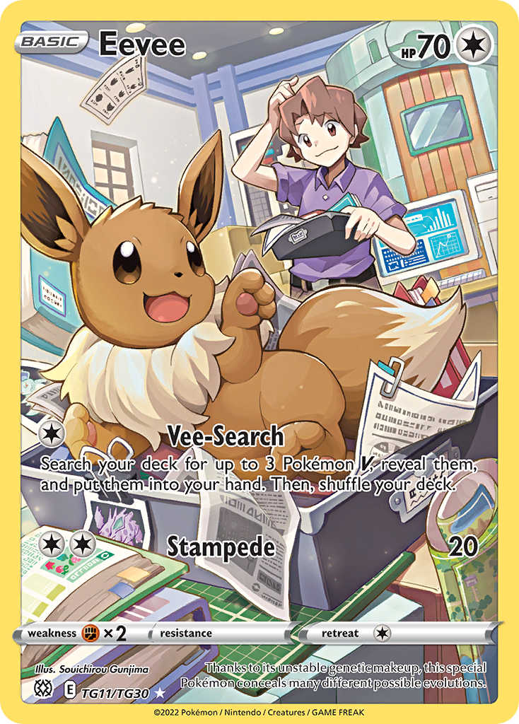 Eevee (TG11/30) - [Gallery Holo] Brilliant Stars Trainer Gallery (BRSTG)