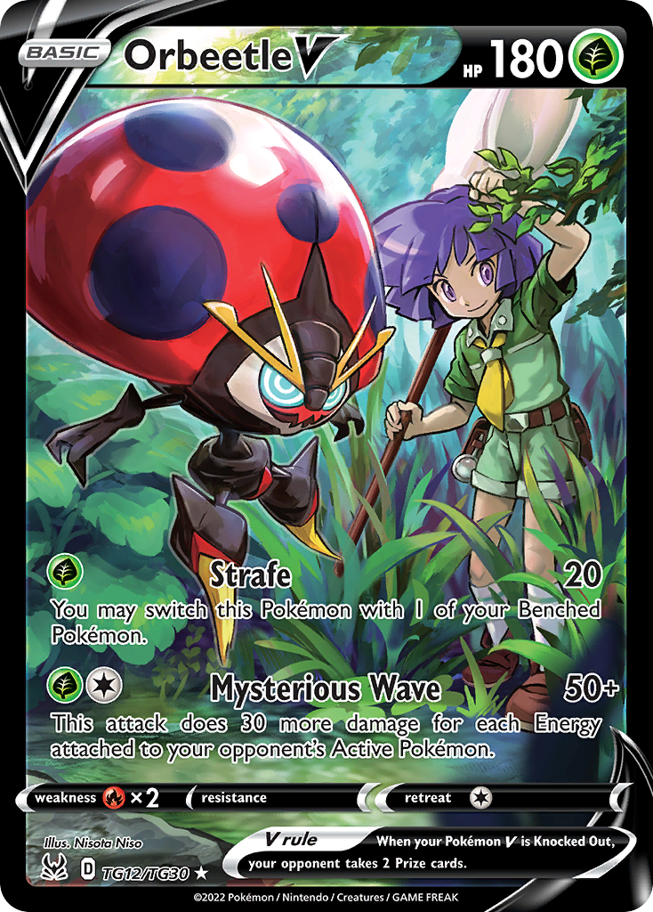 Orbeetle V (TG12/30) - [Gallery Holo] Lost Origin Trainer Gallery (LOR:TG)