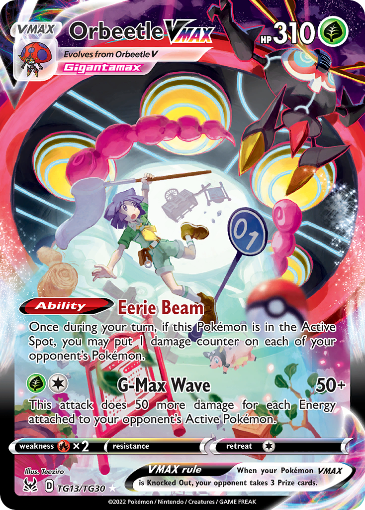 Orbeetle VMAX (TG13/30) - [Gallery Holo] Lost Origin Trainer Gallery (LOR:TG)