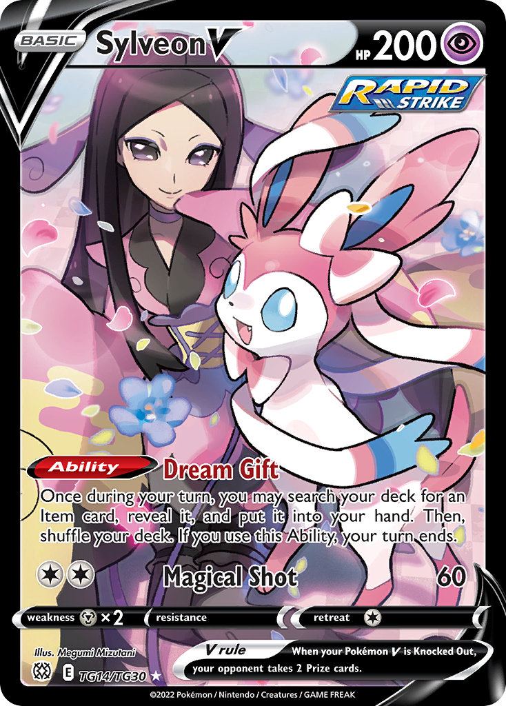 Sylveon V (TG14/30) - [Gallery Holo] Brilliant Stars Trainer Gallery (BRSTG)