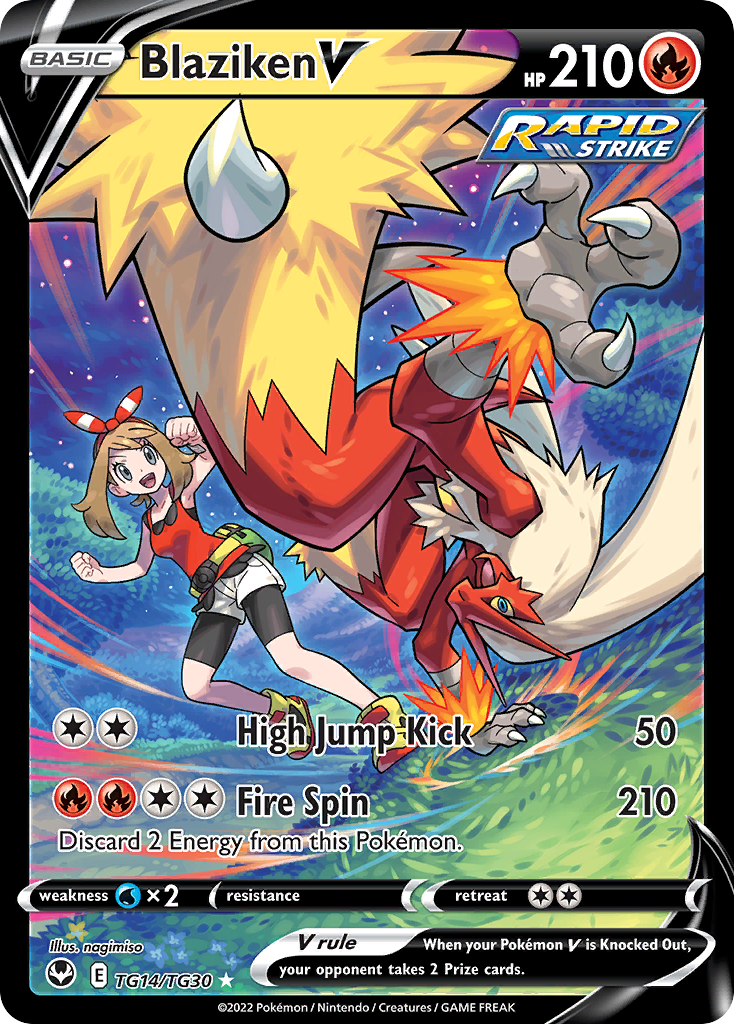 Blaziken V (TG14/30) - [Gallery Holo] Silver Tempest Trainer Gallery (SITTG)