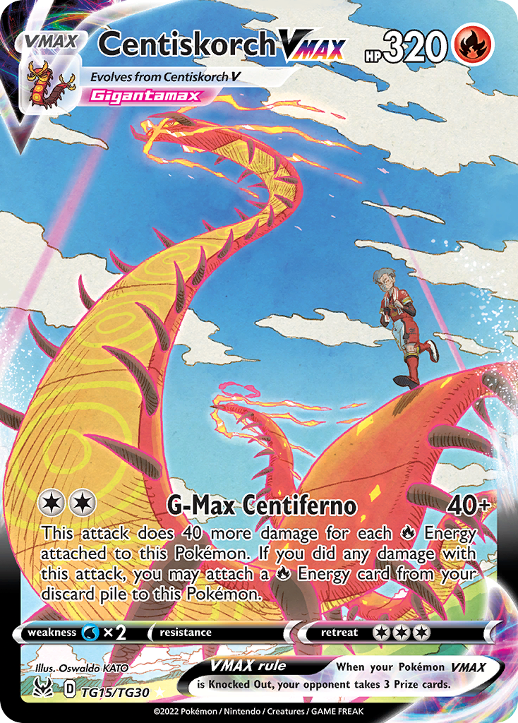 Centiskorch VMAX (TG15/30) - [Gallery Holo] Lost Origin Trainer Gallery (LOR:TG)