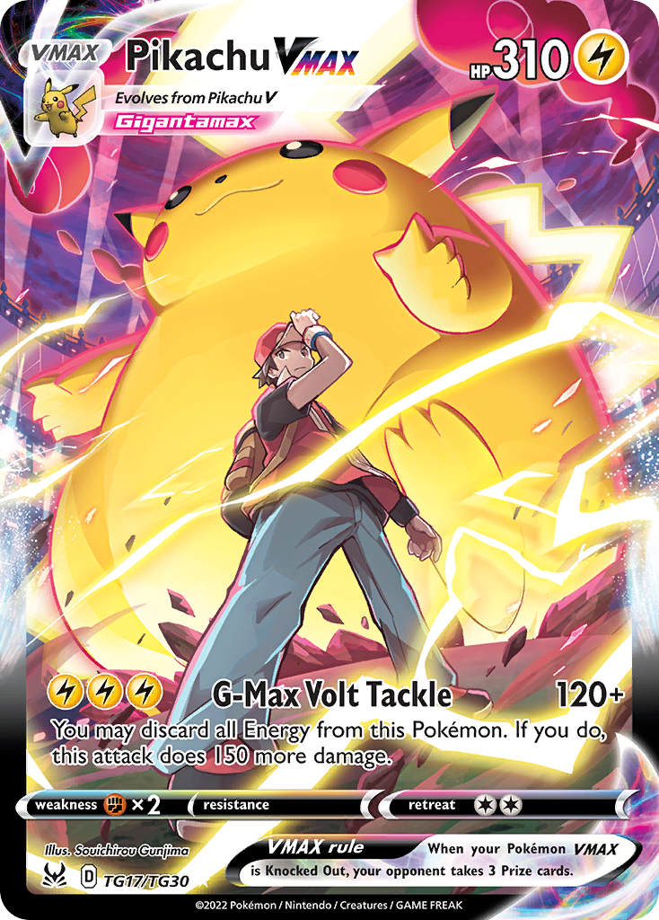 Pikachu VMAX (TG17/30) - [Gallery Holo] Lost Origin Trainer Gallery (LOR:TG)