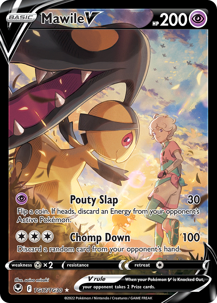 Mawile V (TG17/30) - [Gallery Holo] Silver Tempest Trainer Gallery (SITTG)