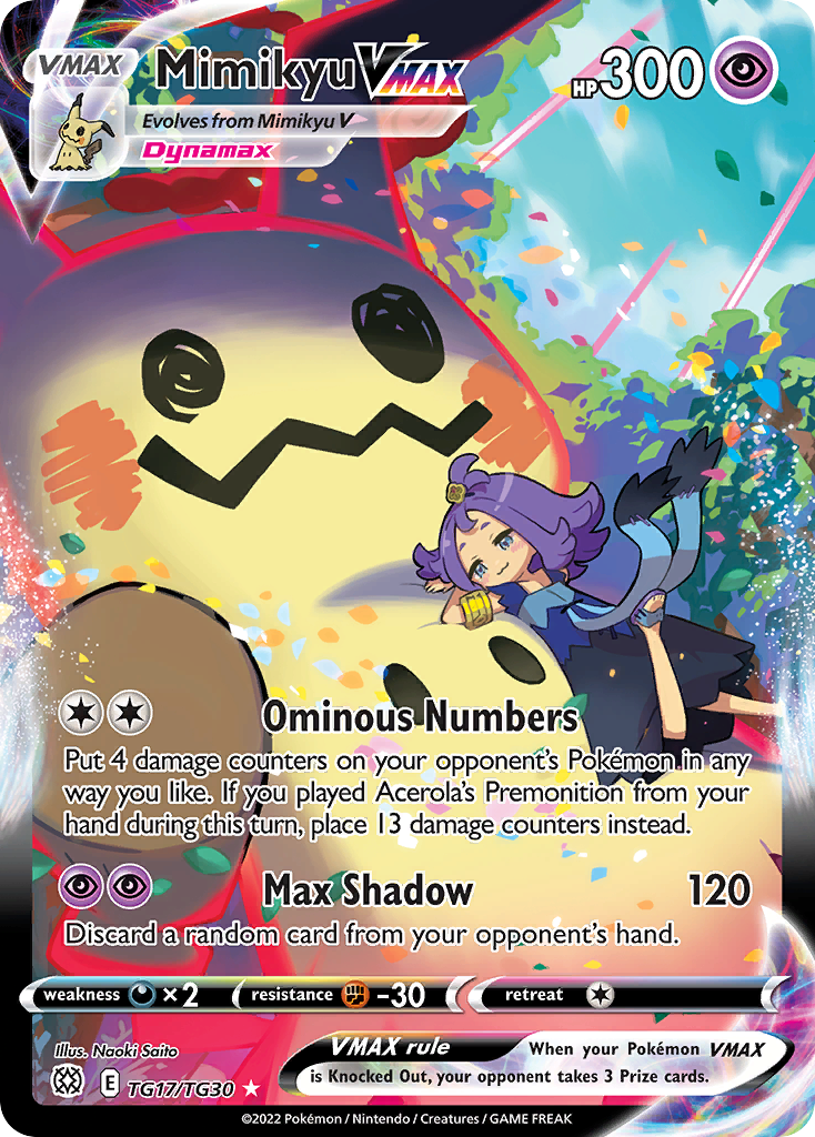 Mimikyu VMAX (TG17/30) - [Gallery Holo] Brilliant Stars Trainer Gallery (BRSTG)