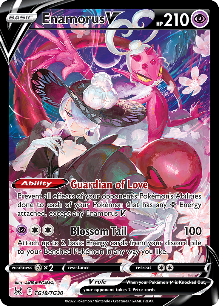 Enamorus V (TG18/30) - [Gallery Holo] Lost Origin Trainer Gallery (LOR:TG)
