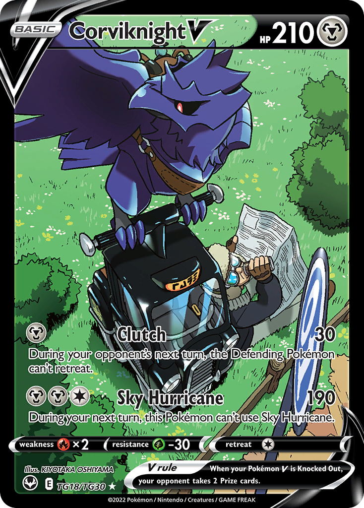 Corviknight V (TG18/30) - [Gallery Holo] Silver Tempest Trainer Gallery (SITTG)