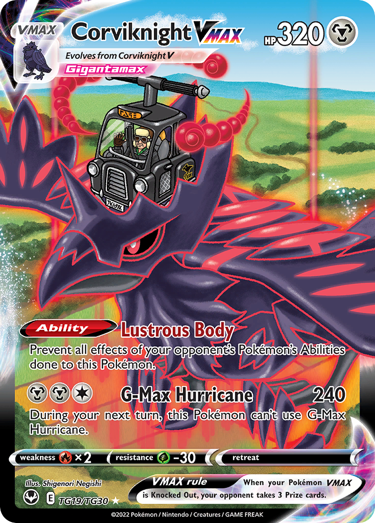 Corviknight VMAX (TG19/30) - [Gallery Holo] Silver Tempest Trainer Gallery (SITTG)