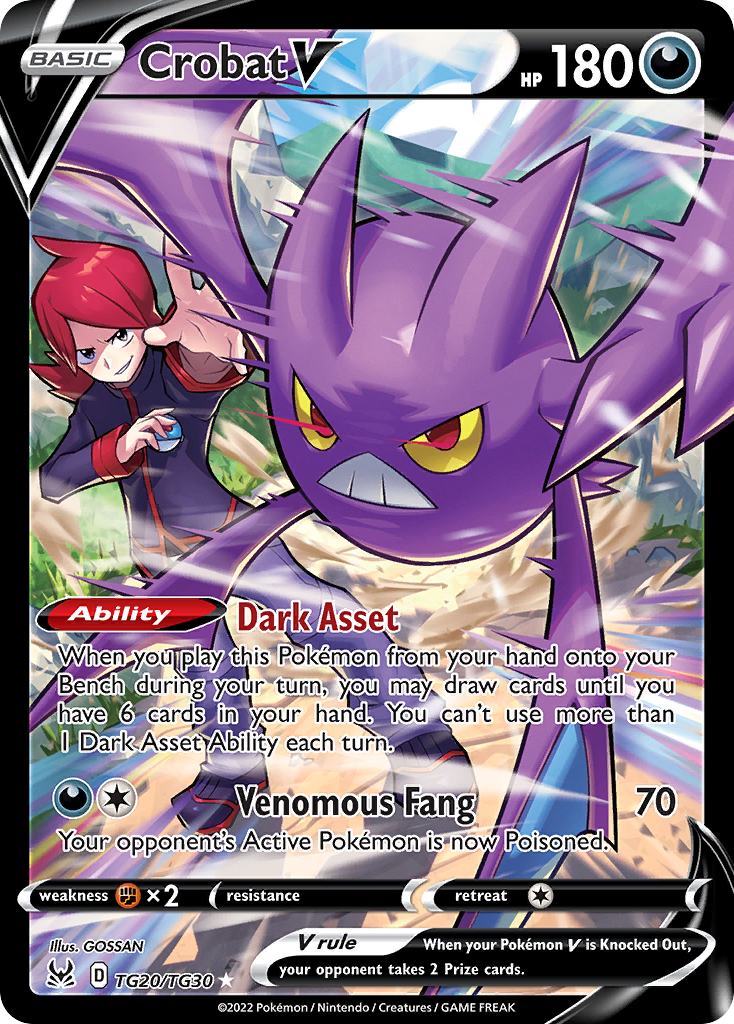 Crobat V (TG20/30) - [Gallery Holo] Lost Origin Trainer Gallery (LOR:TG)