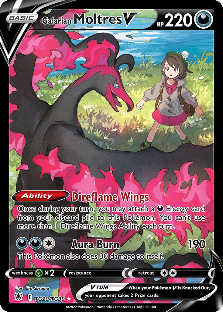 Galarian Moltres V (TG20/30) - [Gallery Holo] Astral Radiance Trainer Gallery (ASR:TG)