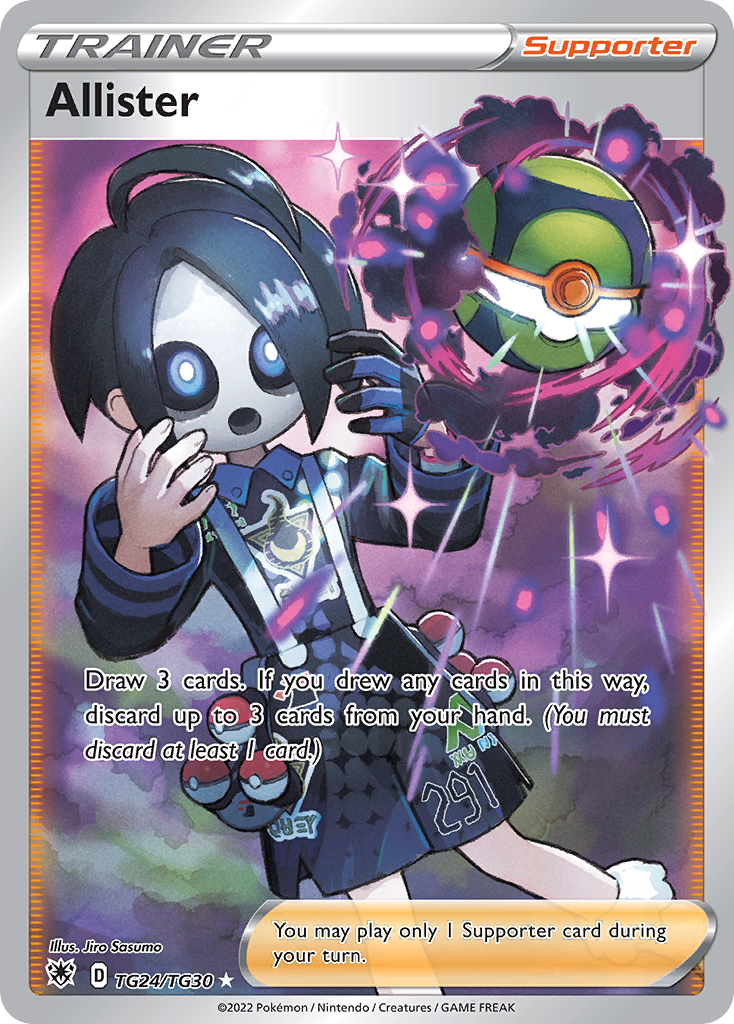 Allister (TG24/30) - [Full Art] Astral Radiance Trainer Gallery (ASR:TG)