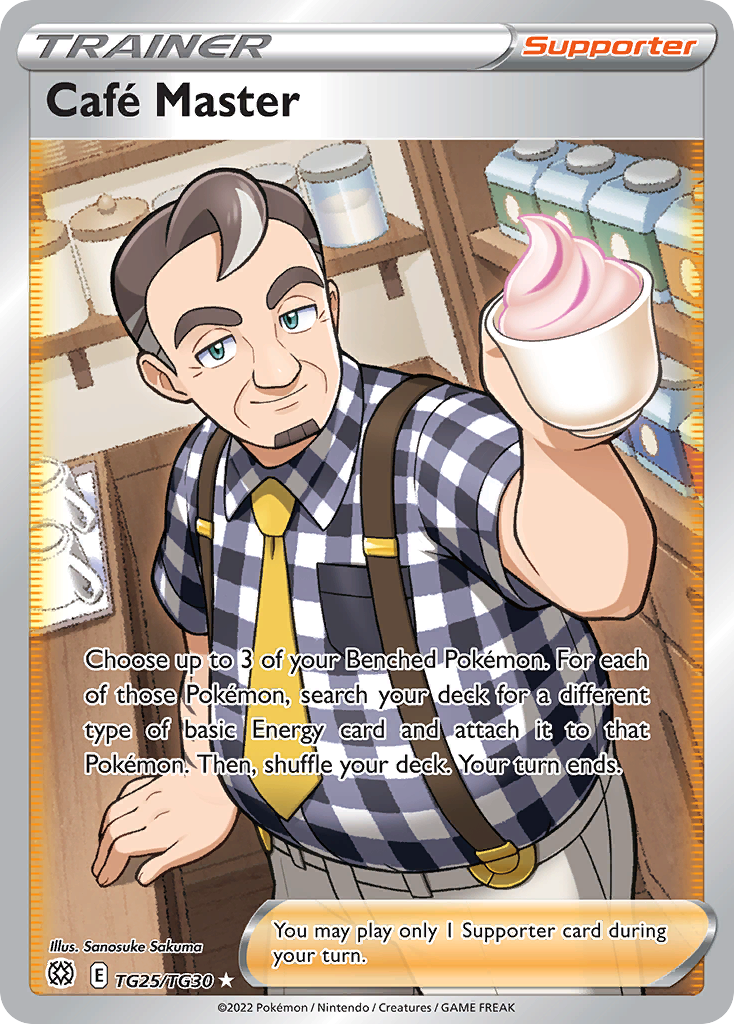 Cafe Master (TG25/30) - [Gallery Holo] Brilliant Stars Trainer Gallery (BRSTG)