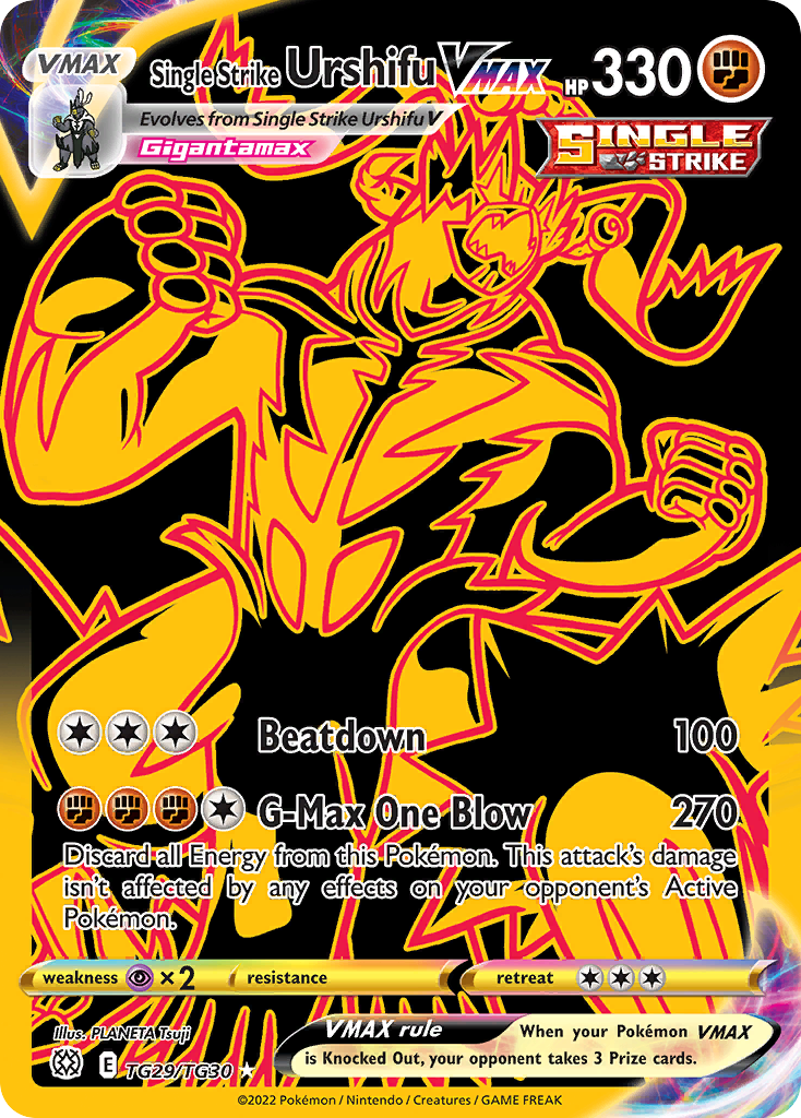 Single Strike Urshifu VMAX (TG29/30) - [Gallery Holo] Brilliant