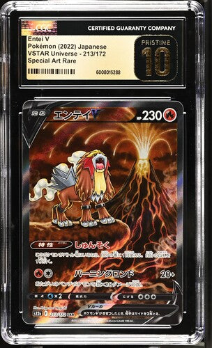 Entei V #213 - [Graded CGC Pristine 10] S12a: VSTAR Universe (S12a)
