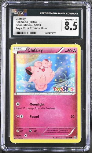 Clefairy - #50 (Toys R Us Promo) - [Graded CGC 8.5] - Miscellaneous Cards & Products (MCAP)