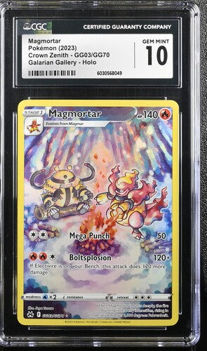 Magmortor #GG03 - [Graded CGC 10] Crown Zenith: Galarian Gallery (CRZ:GG)