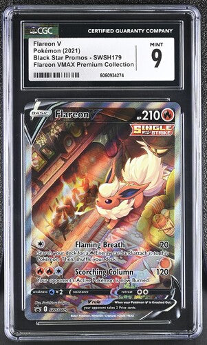 Flareon #SWSH179 - [Graded CGC 9] SWSH: Sword & Shield Promo Cards (SWSD)