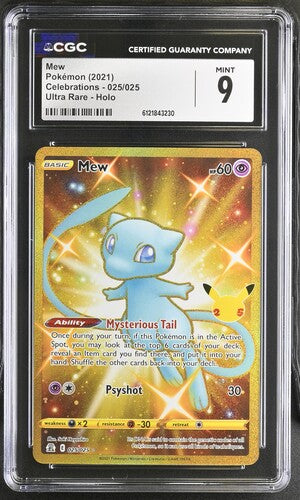 Mew (Secret) #25 - [Graded CGC 9] Celebrations (CLB)