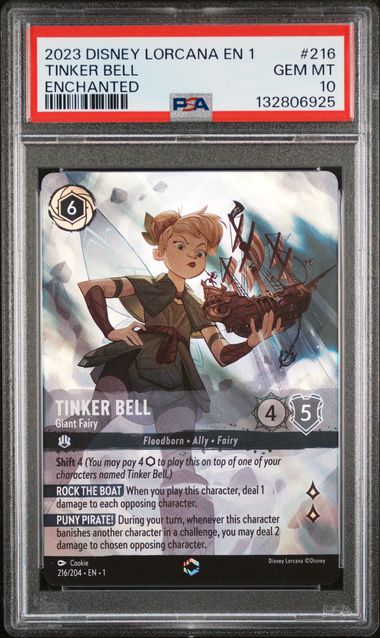 Tinker Bell - Giant Fairy #216 (Enchanted) - [Graded PSA 10] The First Chapter (1)