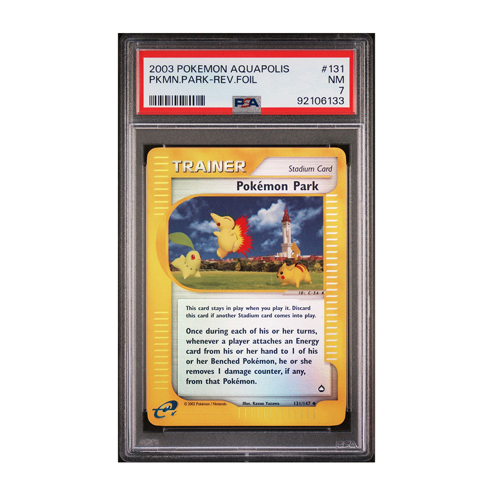 Pokemon Park [Rev Foil, Graded PSA 7] -  Aquapolis (AQ)