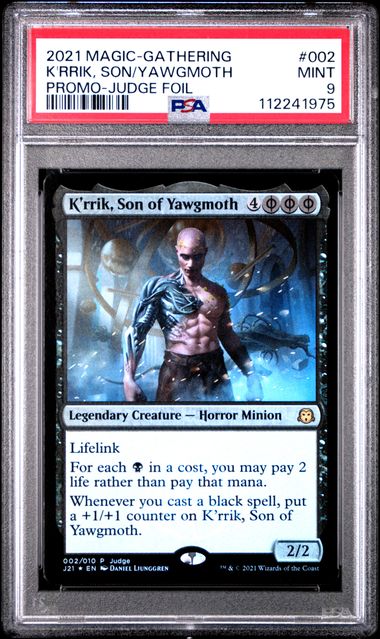 K'rrik, Son of Yawgmoth (Judge Promo) - [Graded PSA 9] Judge Promos (JDG)