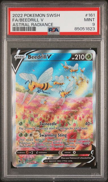 Beedrill V #161 - [Graded PSA 9] Sword & Shield Astral Radiance