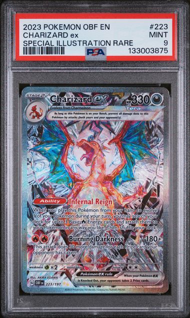 Charizard ex 223/197 - [Graded PSA 9] - SV03: Obsidian Flames (OBF)