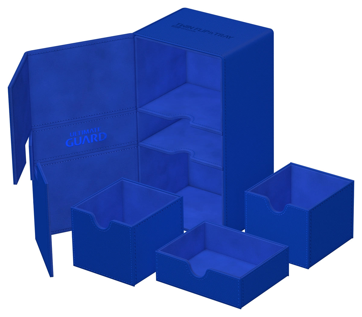 Ultimate Guard Twin Flip'n'Tray 200+ Xenoskin - Monocolor - Blue
