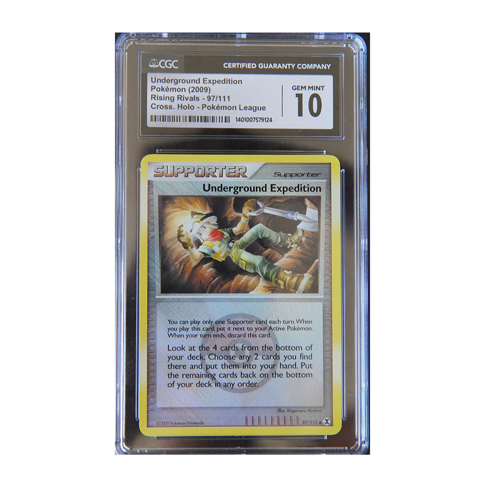 Underground Expedition (97/111) League Promo - [Holo, Graded CGC 10] League & Championship Cards (PR)