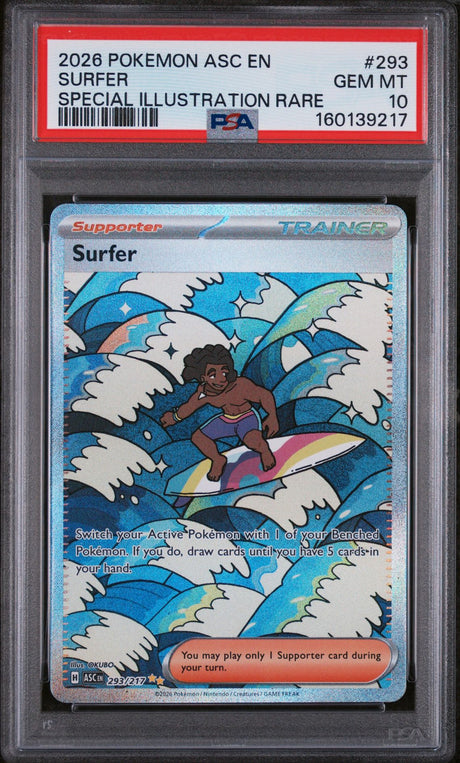Surfer #293 - [PSA Graded 10] Special Illustration Rare - Front