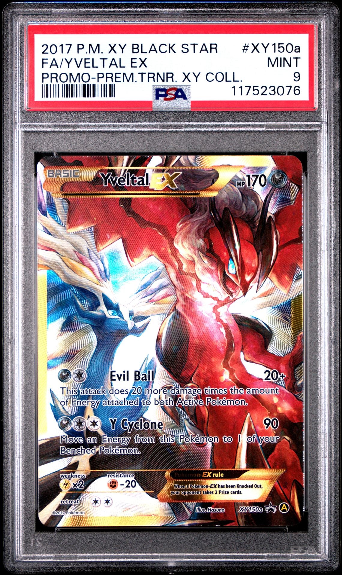 Yveltal EX #XY150a - [Graded PSA 9] Alternate Art Promos (PR)