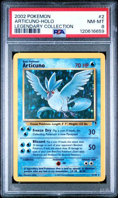 Articuno #2 - [Graded PSA 8] Legendary Collection (LC)
