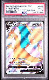 Charizard V Champion's Path Elite Trainer Box #050 - [Graded PSA 9] Swsh Black Star Promo