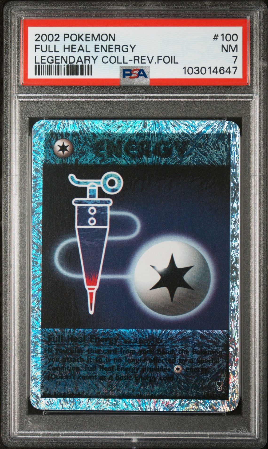Full Heal Energy #100 - [Reverse Holo, Graded PSA 7] Legendary Collection