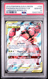 Pheromosa & Buzzwole Gx #192 - [Graded PSA 10] Sun & Moon Unbroken Bonds